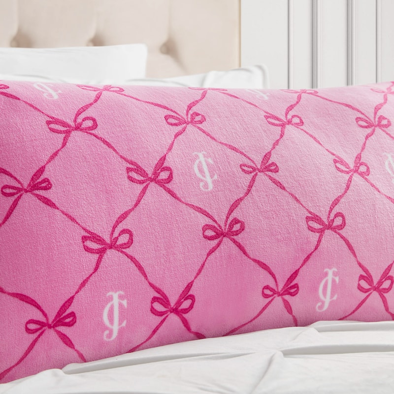Juicy Couture Lattice Print Plush Body Pillow 1-Piece