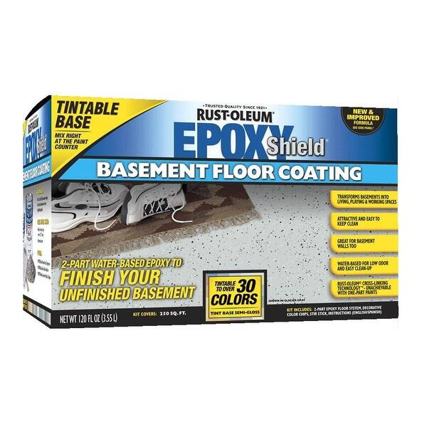 Tan Epoxyshield Basement Satin Floor Coating Kit 120 Oz Walmart Com Walmart Com
