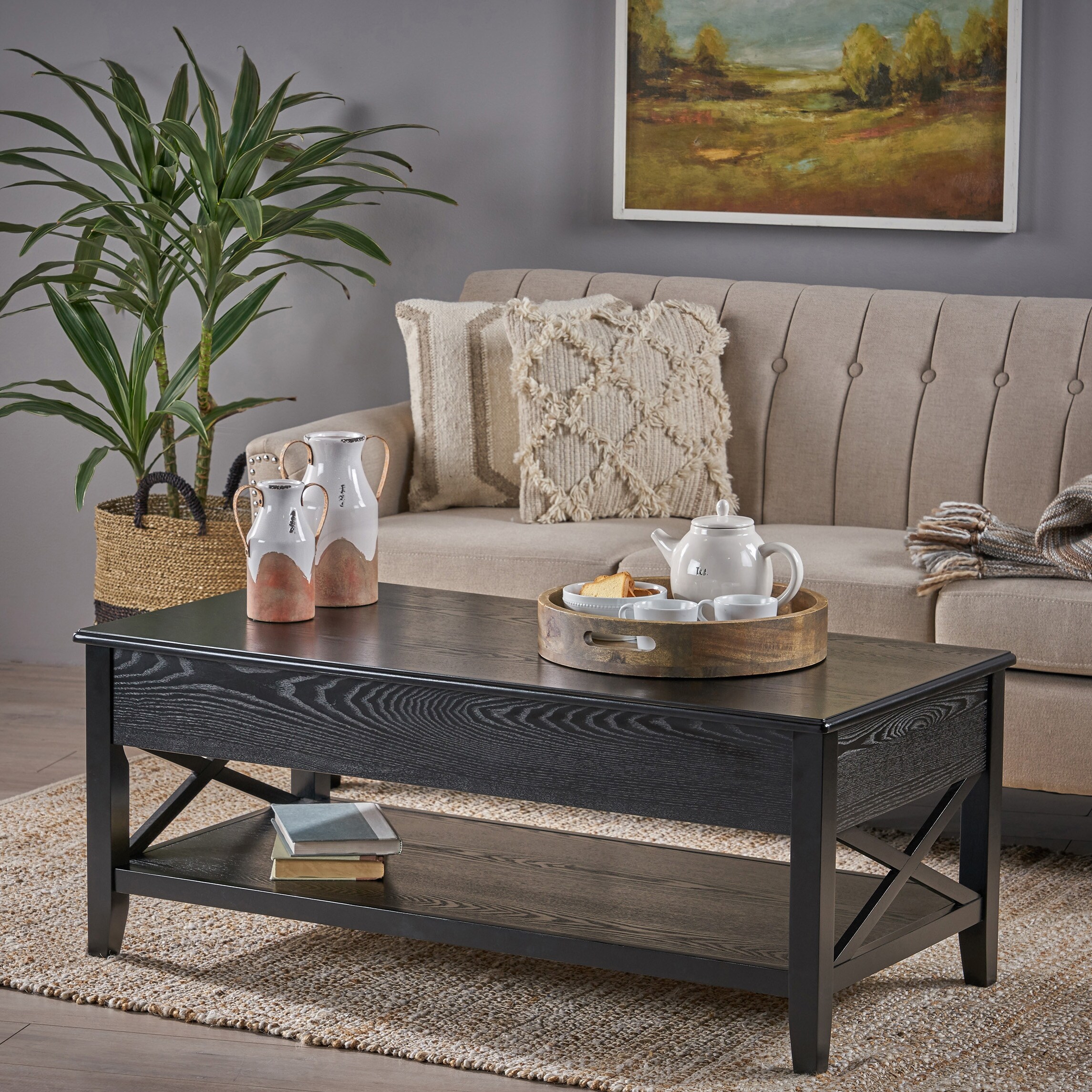 Farmhouse lift 2025 coffee table