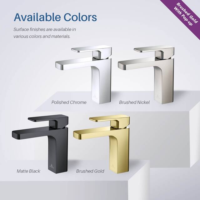 Solid Brass Lead-free Single-handle High Arc Bathroom Faucet