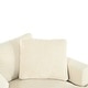 preview thumbnail 9 of 31, Classic Oversized Chaise Lounge Chair in Soft Cream Fabric with Sturdy Solid Wood Legs, 53.5'' x 70.9'' for Maximum Comfort