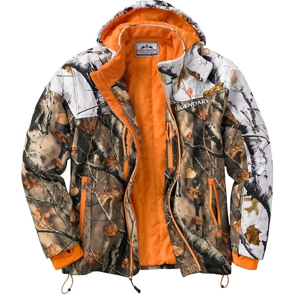 Legendary Whitetails Men's Timber Line Insulated Softshell Camo Jacket - field