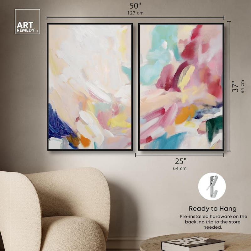 Unbridled Spirit I Canvas Set of 2 by Art Remedy