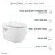 preview thumbnail 10 of 56, Ivy Wall Hung Elongated Toilet Bowl 0.8/1.28 GPF Dual Flush