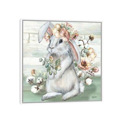 iCanvas "Farmhouse Bunny II" by Tre Sorelle Studios Framed