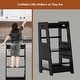 preview thumbnail 3 of 3, Toddler Standing Tower Kitchen Step Stool for Kid's Adjustable Height Learning Stool Helper Anti-Drop Safety Rail Stool - Black