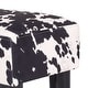preview thumbnail 18 of 20, Adeco Faux Leather Ottoman Foot Rest Stool Square Padded Seat Ottoman