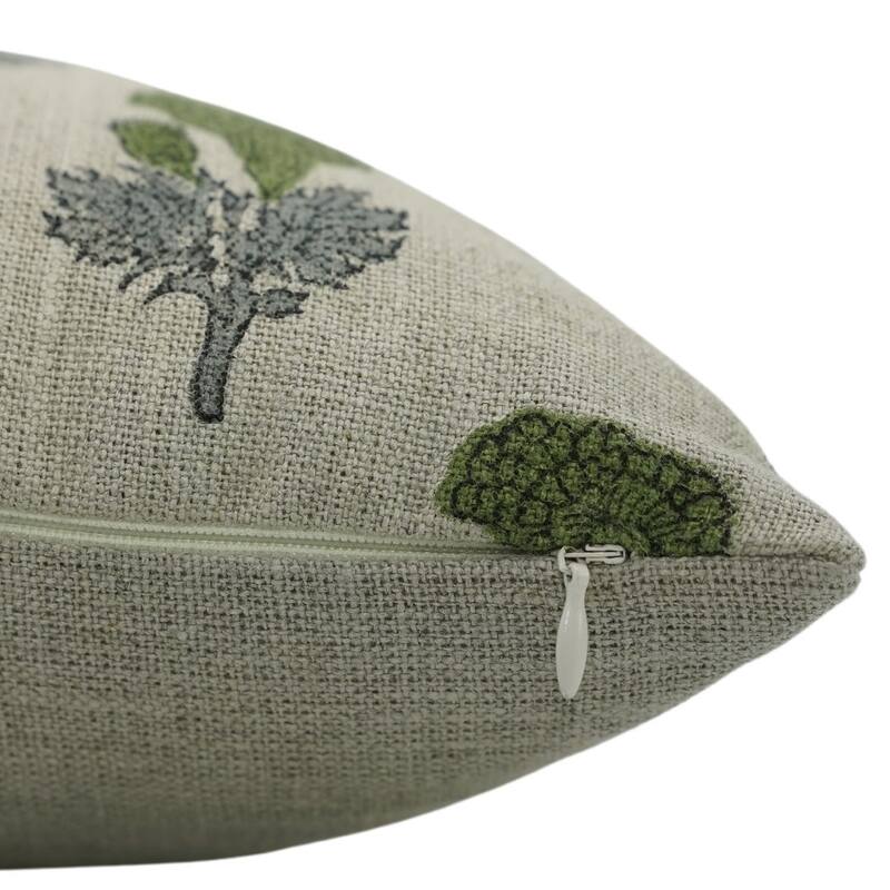 Linen Boho Block print pillow Cover - Manmohan