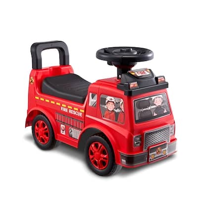 Ride On Toy Car for Toddlers, Ages 1-3, with Music & Storage Features - 20.67 x 8.85 x 14.57 in