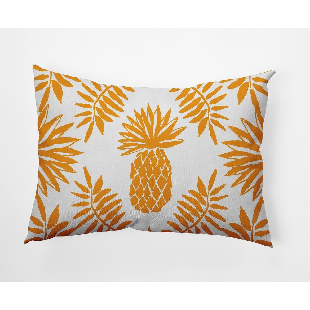 Pineapple Leaves Decorative Throw Pillow
