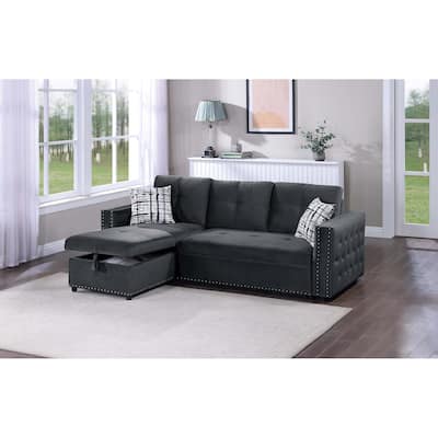 Poundex Convertible Sectional