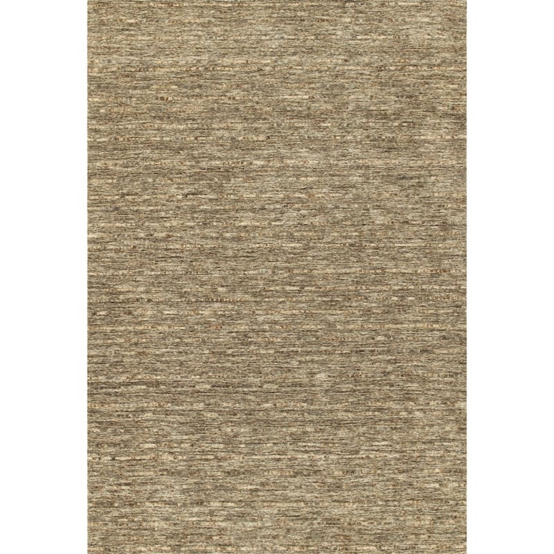 Addison Heather Variegated Wool Area Rug - 9' x 13' - Taupe - Rectangle