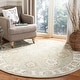 preview thumbnail 10 of 36, SAFAVIEH Handmade Blossom Almyra Modern Floral Wool Rug 4' Round - Sage/Ivory - Round