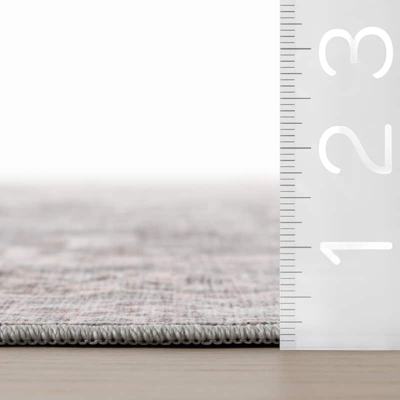 Nuloom Sereia Medallion Traditional Washable Area Rug