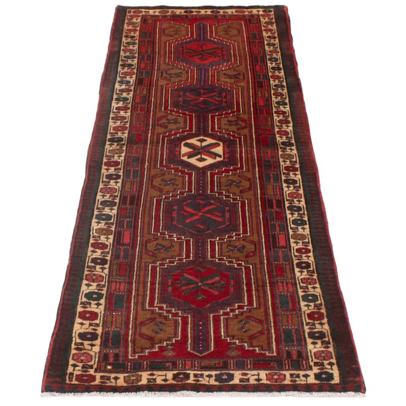 ECARPETGALLERY Hand-knotted Konya Anatolian Brown Wool Rug - 3'6 x 10'7