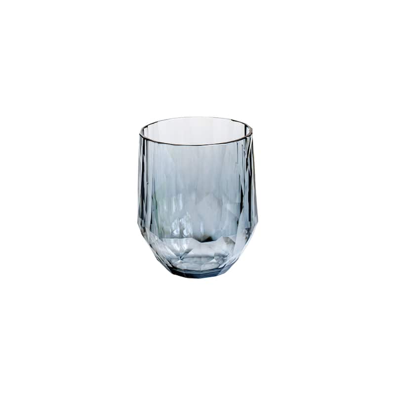 Superglass Smoke Gray Polycarbonate Stemless Wine Glass