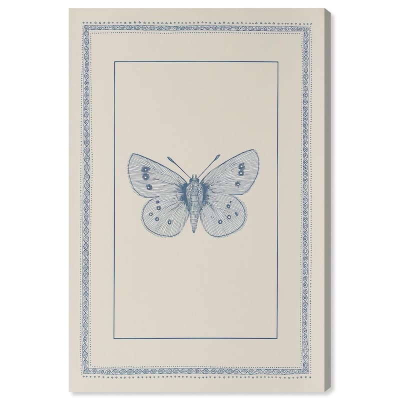Blue Butterfly I Canvas by Art Remedy, Gallery Wrapped - 16" x 24"
