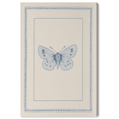 Blue Butterfly I Canvas by Art Remedy, Gallery Wrapped