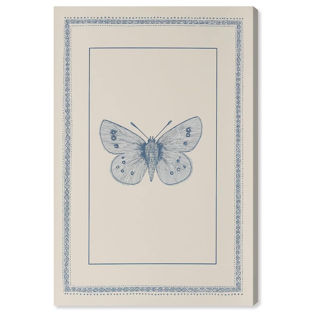 Blue Butterfly I Canvas by Art Remedy, Gallery Wrapped