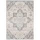 preview thumbnail 3 of 2, SAFAVIEH Brentwood Whitney Traditional Oriental Rug - Grey/Cream - 5' 3" x 7' 6"