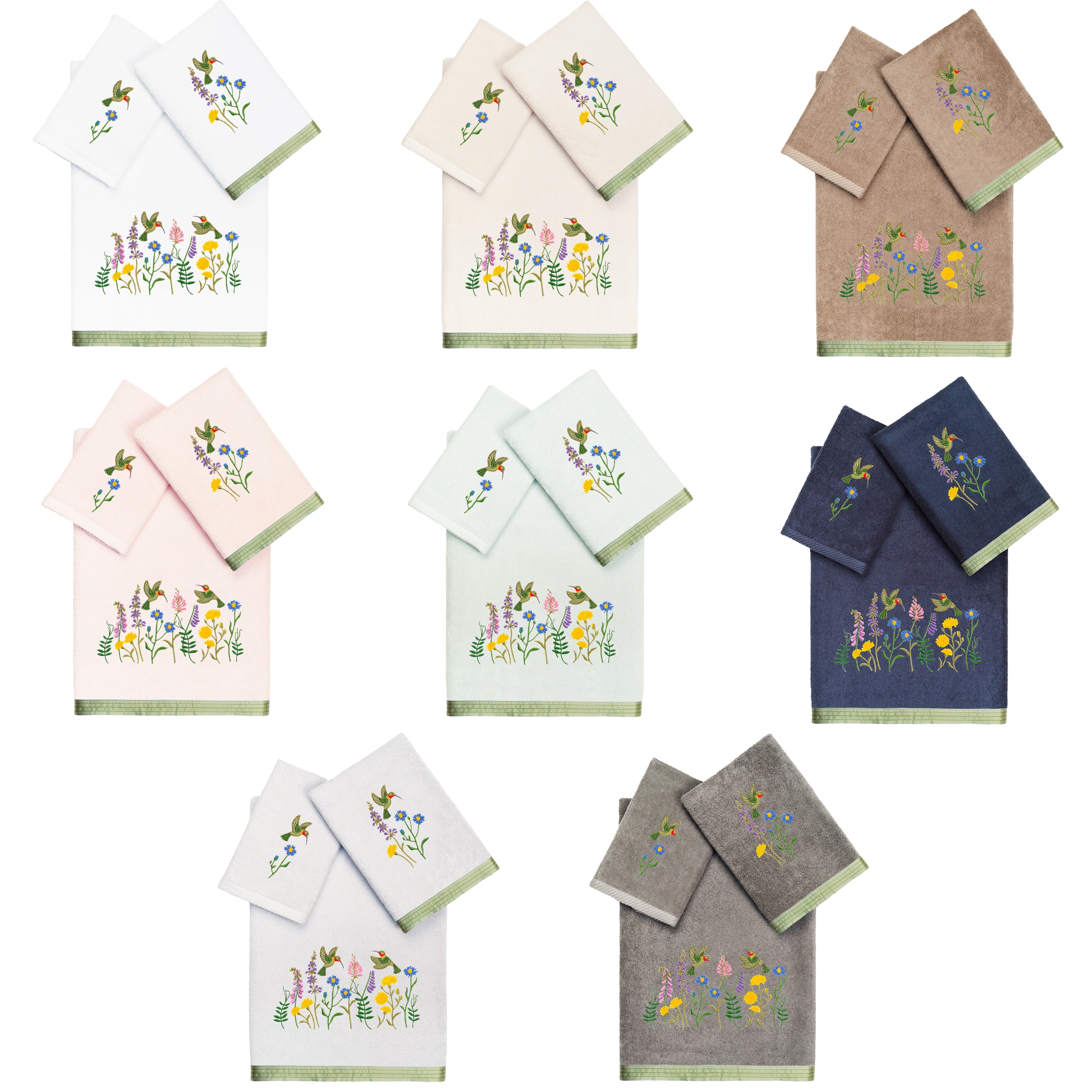 Authentic Hotel and Spa Turkish Cotton Hada 3 PC Towel Set