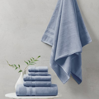 Cotton Feather Touch Antimicrobial Towel 6 Piece Set