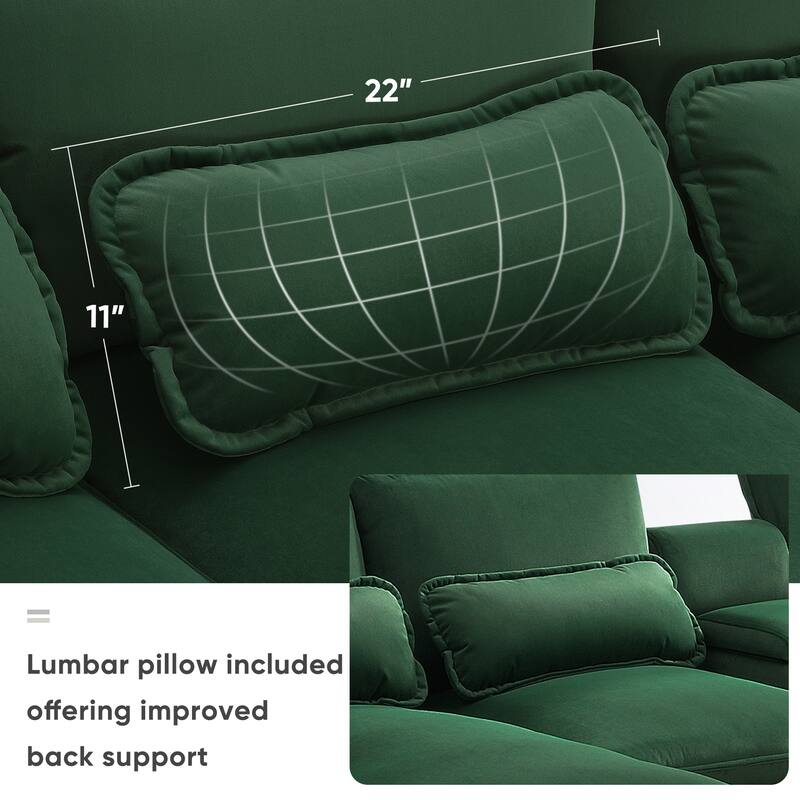 123*55"U-shaped Sofa with Console, Cupholders and USB Ports, 6-seat Upholstered Symmetrical Sleeper Couch Set with Chaise