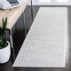 preview thumbnail 3 of 31, SAFAVIEH Carnegie Allean Modern Distressed Oriental Rug 2'3" x 8' Runner - Light Grey/Grey