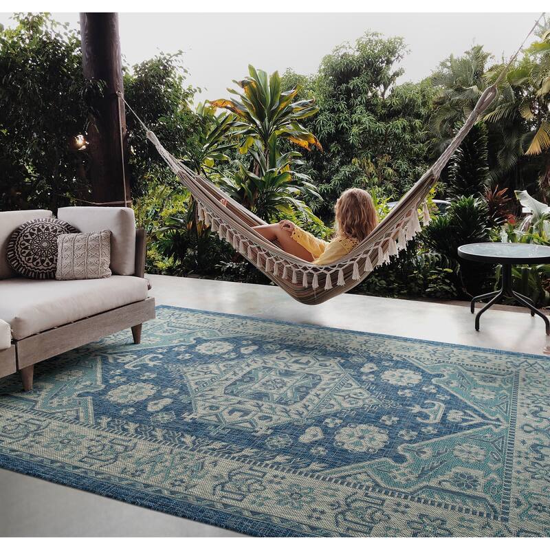 ARE02 Arelow Grey Machine Made Flatweave Indoor - Outdoor Area Rug