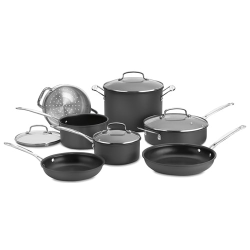 "11 Pc. Set Non-Stick Hard Anodized 11 Piece Set Non-Stick Hard Anodized"