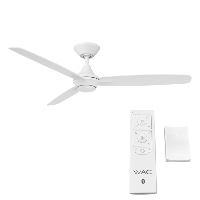 Blitzen Indoor and Outdoor 3-Blade Smart Compatible Ceiling Fan 54in with Remote Control