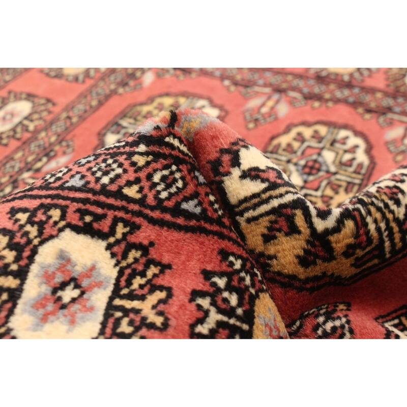 ECARPETGALLERY Hand-knotted Finest Peshawar Bokhara Copper Wool Rug - 2'8 x 4'1