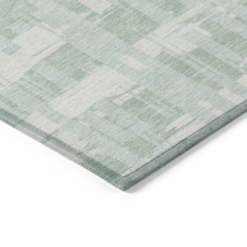 HomeRoots Striped Transitional Rectangle Outdoor Rug