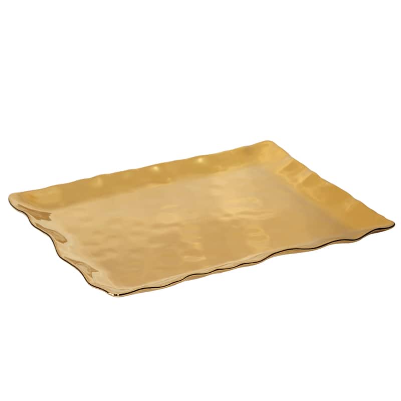 Certified International Gold Coast Rectangular Platter 16" x 10" - 16" x 12"