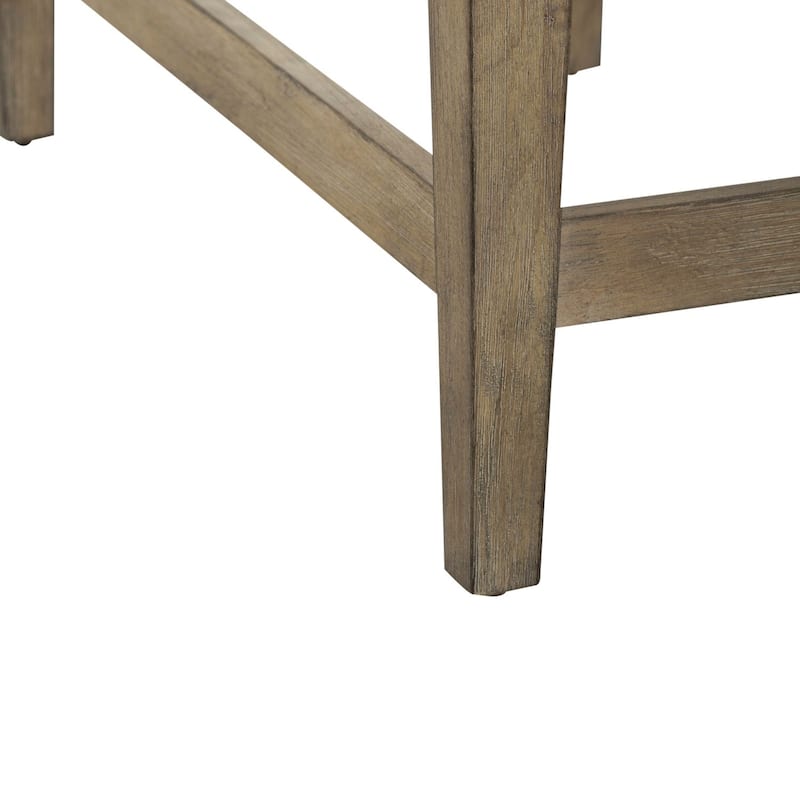 Devonshire Weathered Sandstone Console Stool - Width 29" x Depth 16" x Height 24"