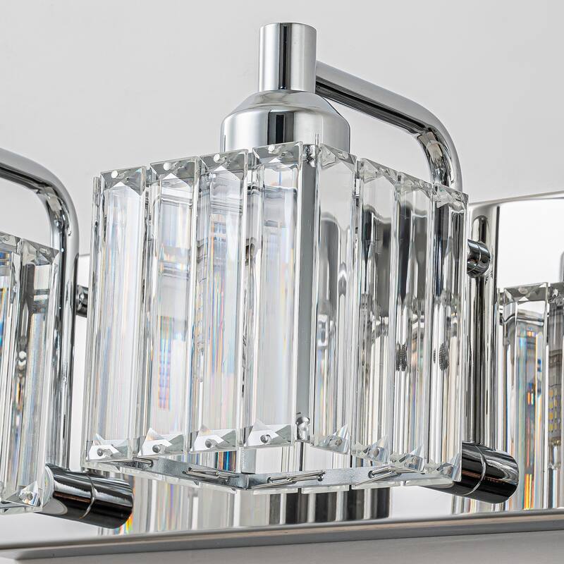Modern 3/4/5-lights Crystal Bathroom Light Fixtures
