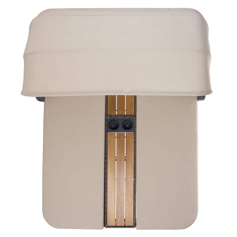 SAFAVIEH Outdoor Living Victoria Double Daybed - 65"W x 82"D x 56"H