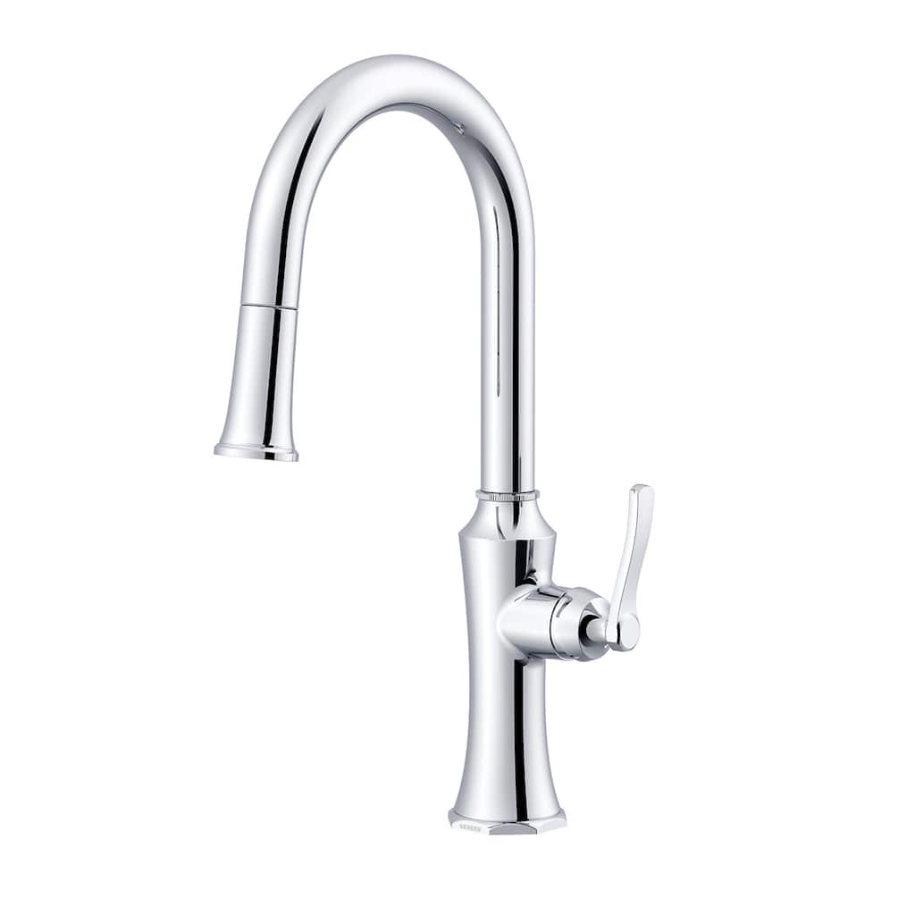 Gerber D454028 Draper 1.75 GPM Single Hole Pull Down Kitchen Faucet