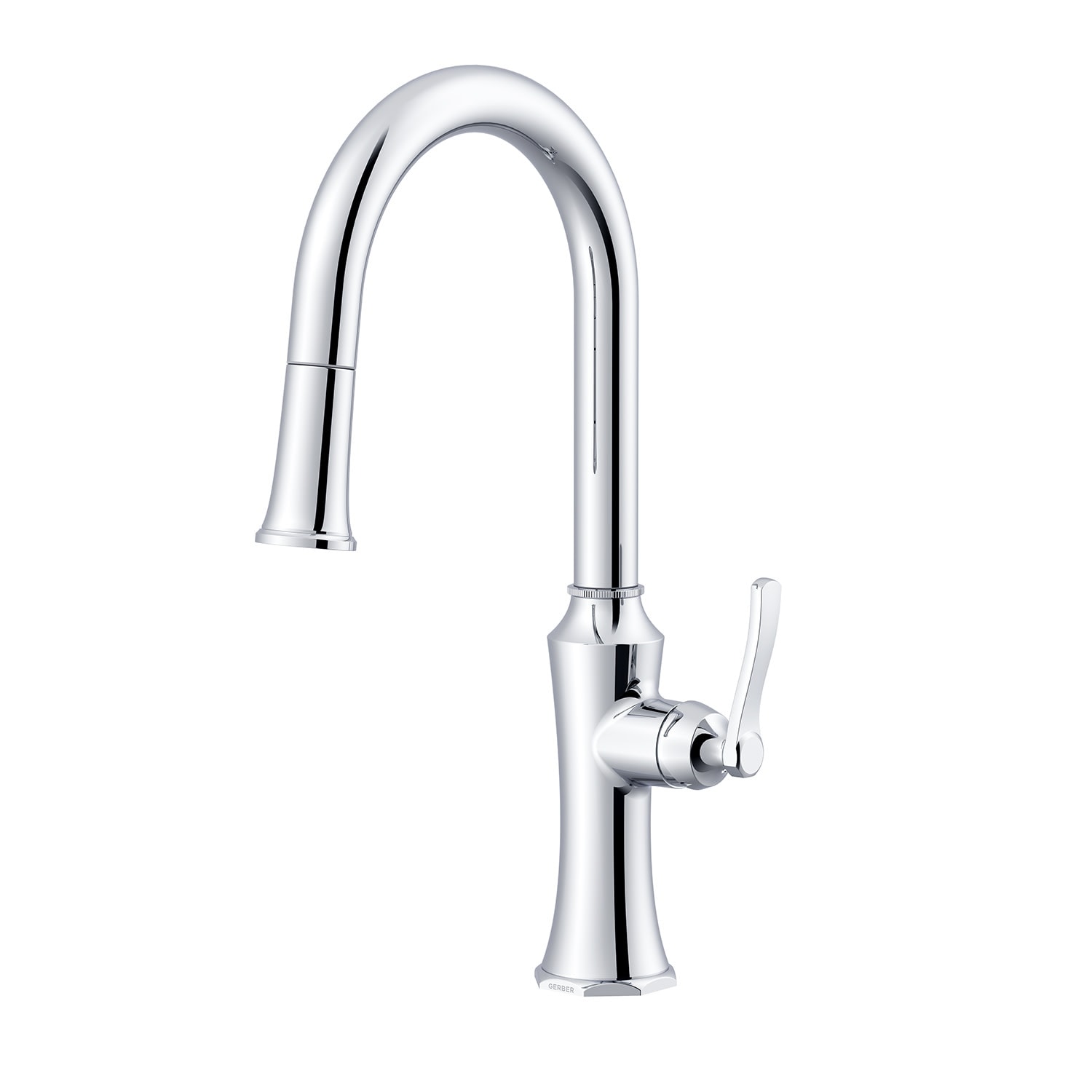 Gerber D454028 Draper 1.75 GPM Single Hole Pull Down Kitchen Faucet