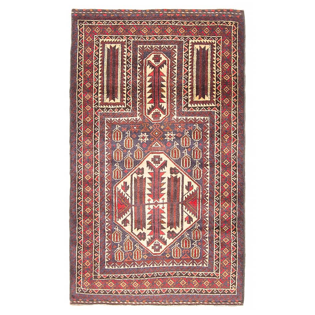 Teimani Brown Rug 2'10" x 4'11" - 2'10 x 4'11