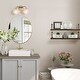 preview thumbnail 18 of 25, Siya Modern 3/2/1 Frosted Glass Bathroom Vanity Lights Romantic Gold Statement Wall Sconces