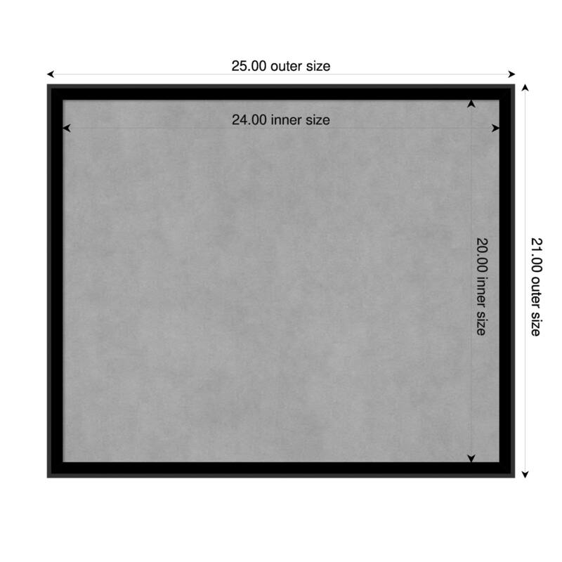 Amanti Art Incline Black Framed - 25 x 21 in - Incline Black