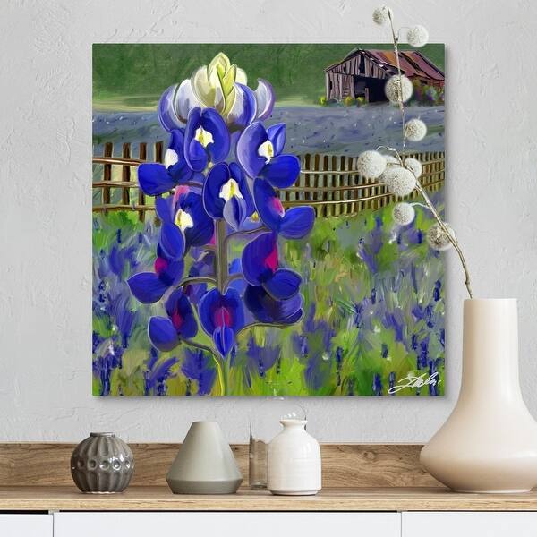 Shop Bluebonnet Canvas Wall Art Free Shipping Today