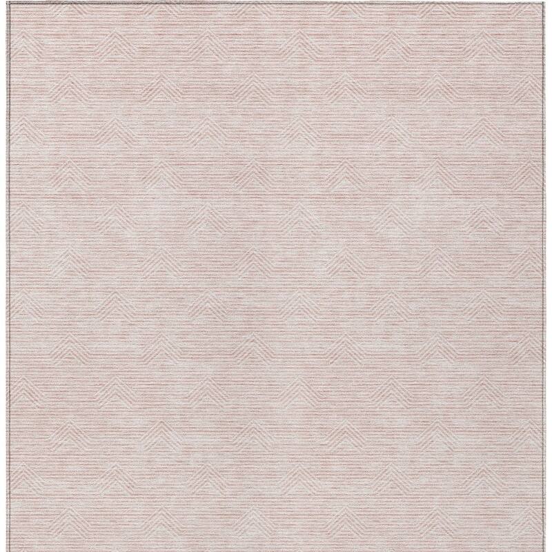 HomeRoots Geometric Transitional Rectangle Outdoor Rug