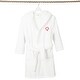 preview thumbnail 14 of 78, Sweet Kids 100% Polyester SUPER PLUSH Double Brushed Hooded Bathrobe with Pink Bookman Monogram