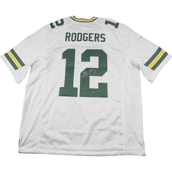Shop Aaron Rodgers Green Bay Packers White Twill Limited Nike Jersey Overstock 20260514