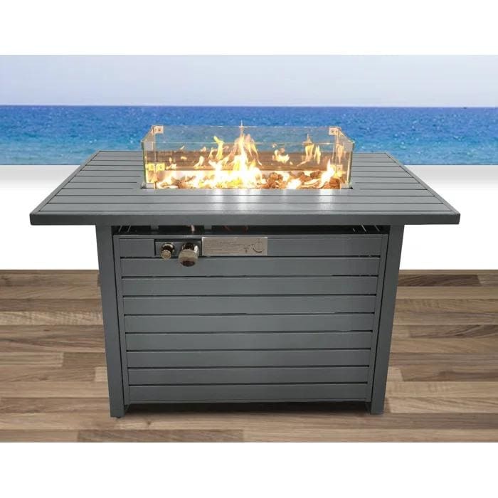 Versatile Steel Propane Outdoor Fire Pit Table for Memorable Gatherings