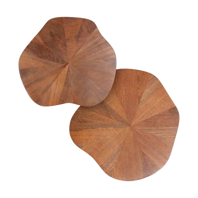 Kate and Laurel Kanna Wood 2pc Table Set - 2 Piece
