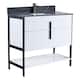 Option White Matte - Black Hardware