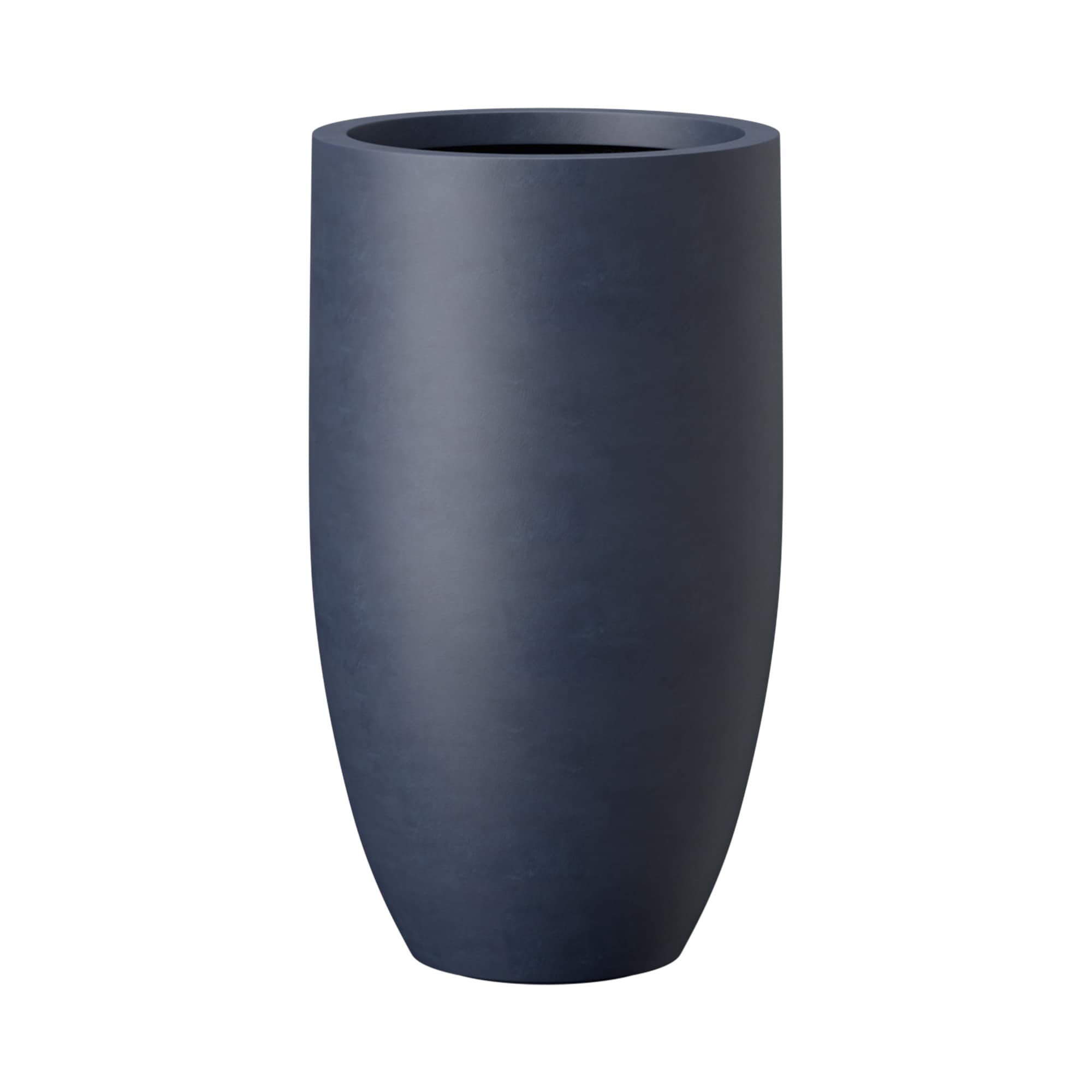 24 Inch Tall Concrete Floor Planter - 24" H x 13" W